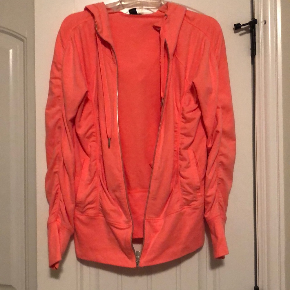 Champion Neon orange hoodie